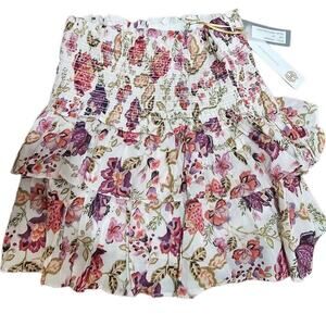House Of Harlow Skirt NWT Women's Floral High Waisted Pleated Size XS